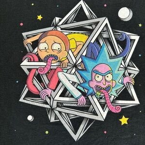 Rick and Morty Geometric Portal Graphic Tee | Hot Topic 2021 | L